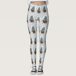 Chinesisches Shar-Pei-Weihnachtsfest Leggings
