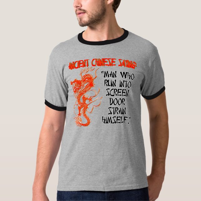 Chinesisches Sieb T-Shirt (Vorderseite)