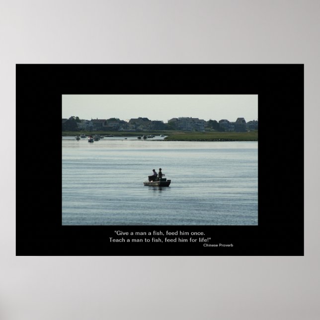 Chinesisches Sprichwort Poster (Vorne)