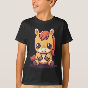 Chinesisches Sternzeichen Neujahr des Pferdes Feue T-Shirt