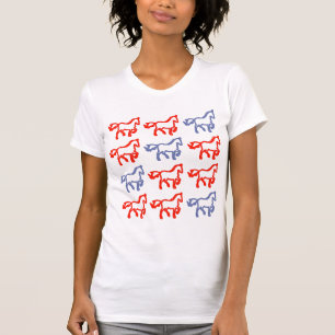 Chinesisches Sternzeichen-Pferd-Design T-Shirt