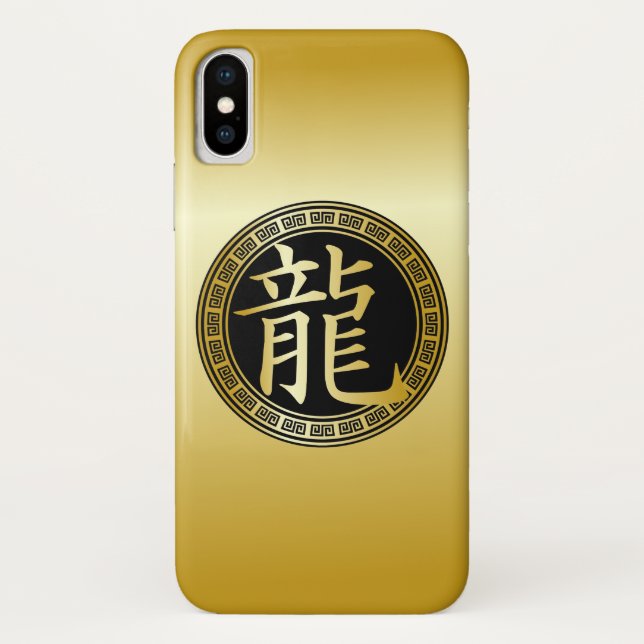 Chinesisches Symbol-Jahr des Drachen GBG Case-Mate iPhone Hülle (Rückseite)