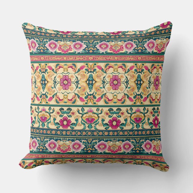 Chinesisches Teppichdesign Kissen (Vorderseite)