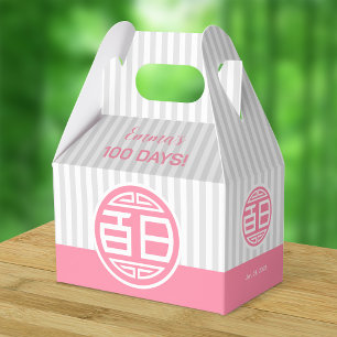 Chinesisches traditionelles Baby 100 Tage 百 日 (ros Geschenkschachtel