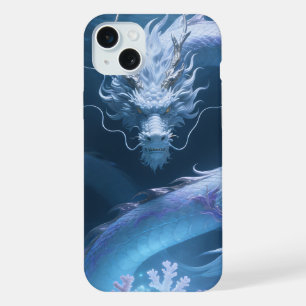 Chinesisches Wasserdrache-Kunst-Fantasy-Design mit iPhone 15 Plus Hülle