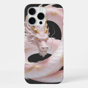 Chinesisches Weißgold-Drache Kunst Fantasy-Design  iPhone 16 Pro Max Hülle