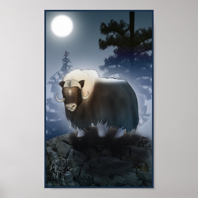 Chinesisches Zodiac Ox Poster (Vorne)