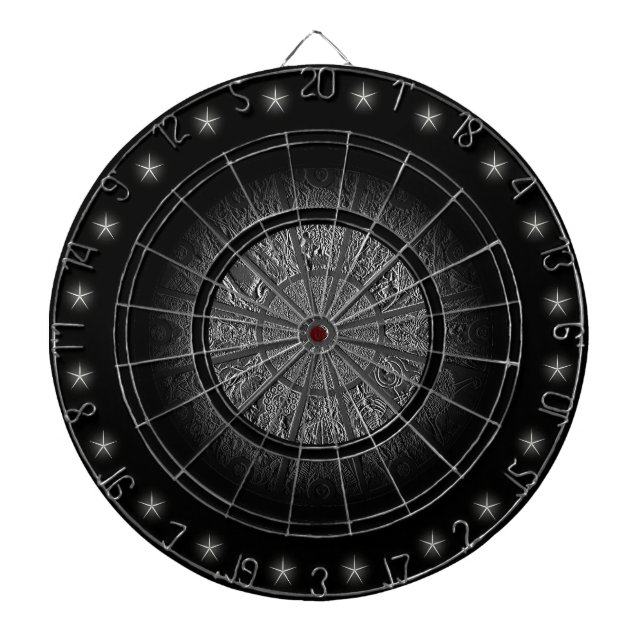 Chinesisches Zodiac Wheel Custom Dart Board Dartscheibe (vorne)