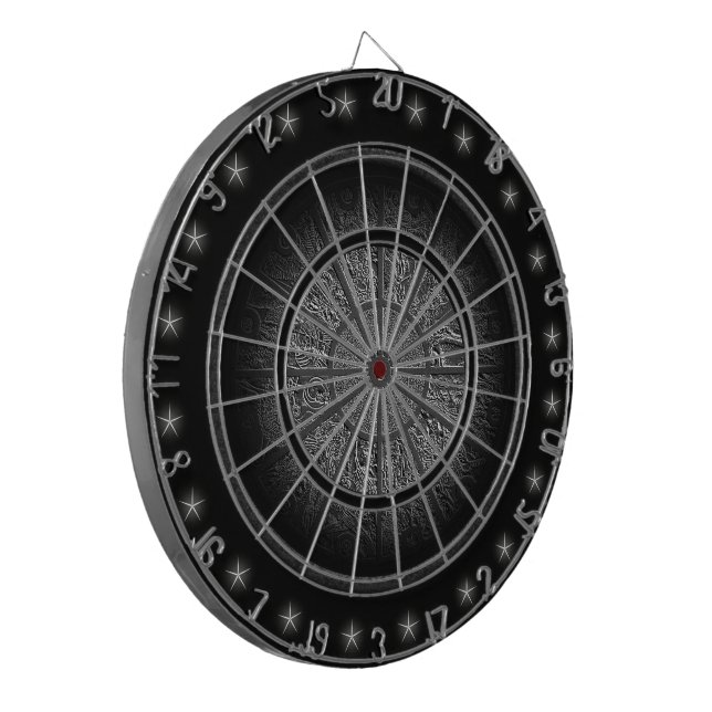 Chinesisches Zodiac Wheel Custom Dart Board Dartscheibe (Vorderseite Links)