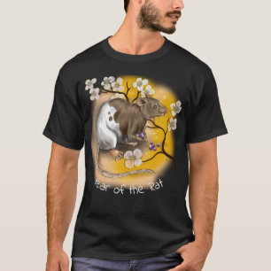 Chinesisches Zodiaka-Jahr des T - Shirt der Ratte