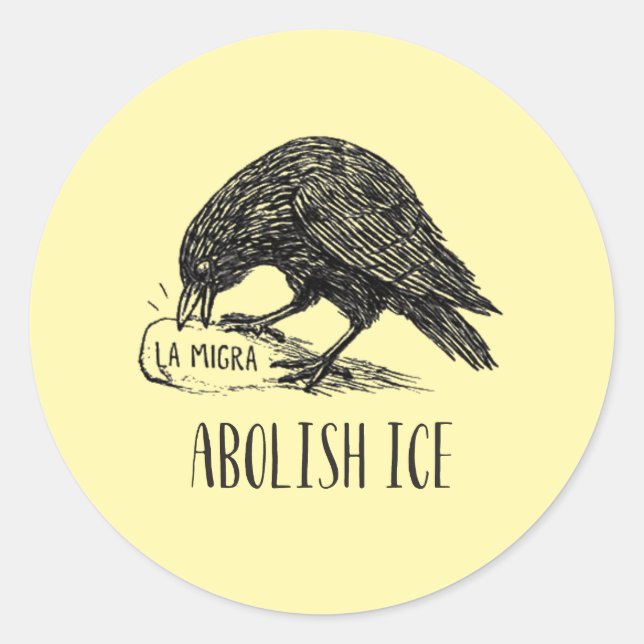 Chinga La Migra – Anti-ICE-Protestdemonstration mi Runder Aufkleber (Vorderseite)