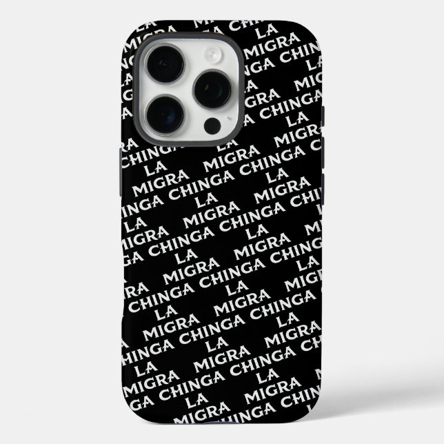 Chinga LA Migra Case-Mate iPhone Hülle (Rückseite)