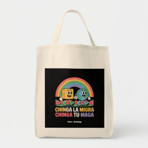 Chinga La Migra Chinga Tu Maga Funny Rainbow Tragetasche