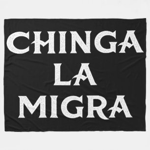 Chinga LA Migra Fleecedecke