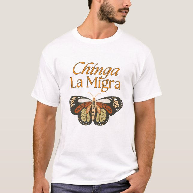 Chinga La Migra - ICE abschaffen T-Shirt (Vorderseite)
