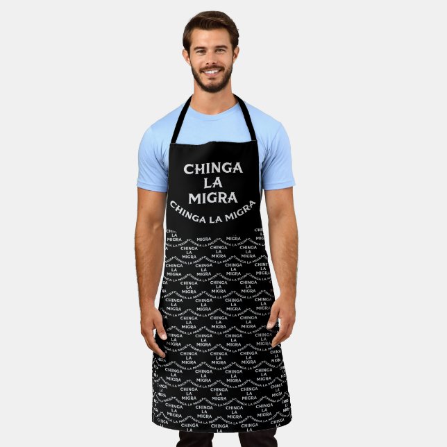 Chinga LA Migra Schürze (Getragen)