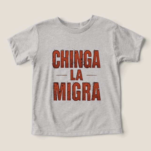 Chinga La Migra Shirt - Kühne Protest & Aktivismus (Design Vorderseite)
