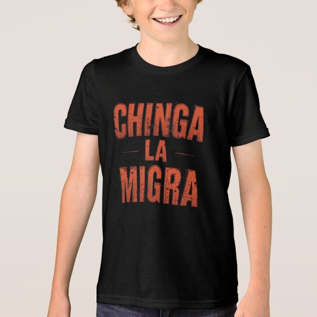 Chinga La Migra Shirt - Kühne Protest & Aktivismus (Vorderseite)