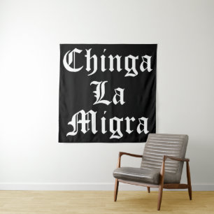 Chinga LA Migra Wandteppich