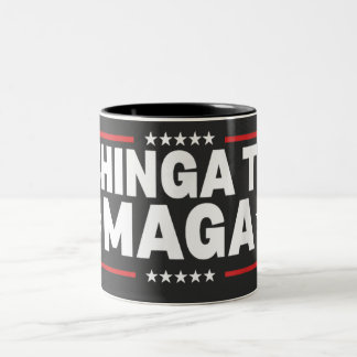 Chinga Tu MAGA-Anweisung Zweifarbige Tasse