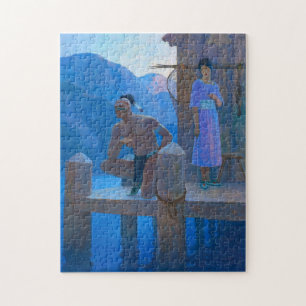 Chingachgook von Newell Convers Wyeth Puzzle