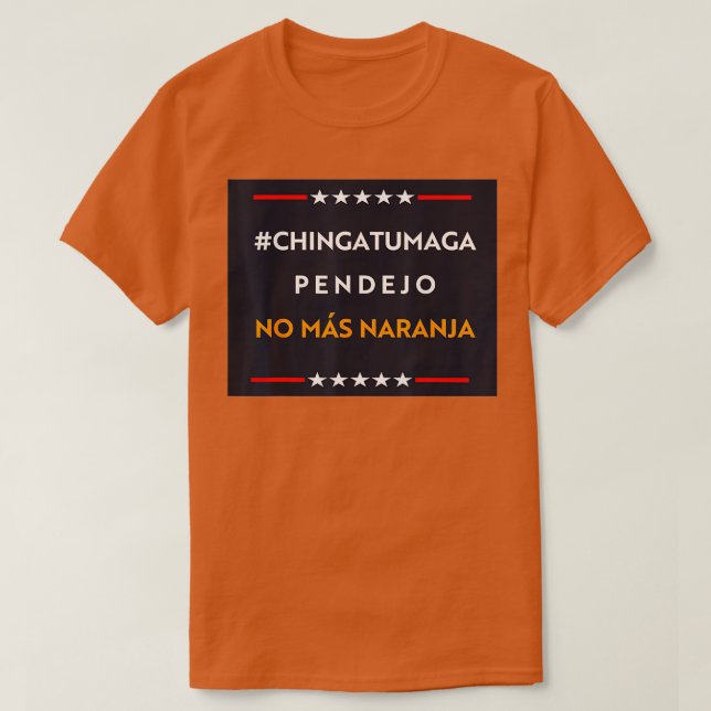 CHINGATUMAGA No Mas Naranja Tank Top (Design vorne)