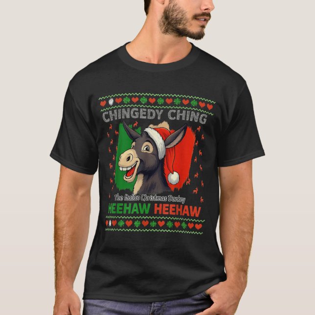 Chingedy Ching Dominick The Italian Christmas Xmas T-Shirt (Vorderseite)