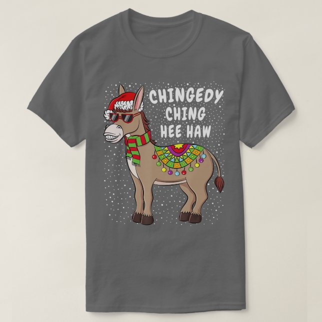 Chingedy Ching Hee Haw Apparel Frohe Weihnachtsspa T-Shirt (Design vorne)