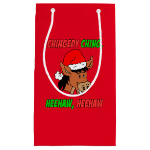 Chingedy Ching Hew Haw Italiener WeihnachtsDonkey Kleine Geschenktüte