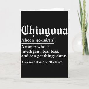 Chingona Definition, Chillona Pero Chingona Karte