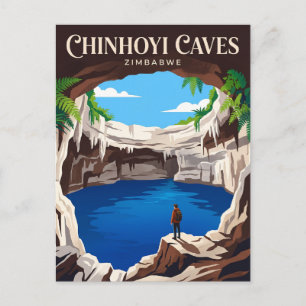 Chinhoyi-Höhlen Simbabwe Postkarte