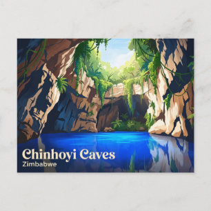 Chinhoyi-Höhlen Simbabwe Postkarte