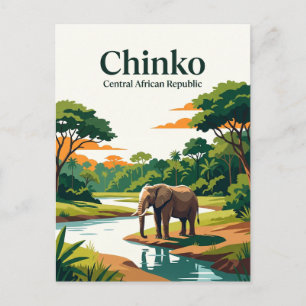 Chinko-Naturreservat Zentralafrikanische Republik Postkarte