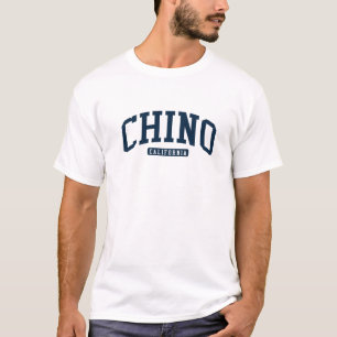 Chino California CA Uni University Style Navy T-Shirt