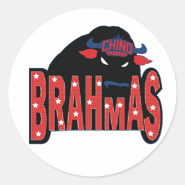 Chino Valley Brahmas Clear Sticker