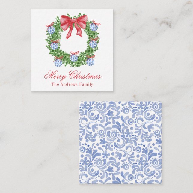 Chinoiserie Al Pentolino Kunst, Dichtung und Musik Mitteilungskarte (Vorne/Hinten)