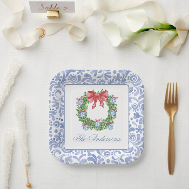 Chinoiserie Al Pentolino Kunst, Dichtung und Musik Pappteller (Hochzeit)