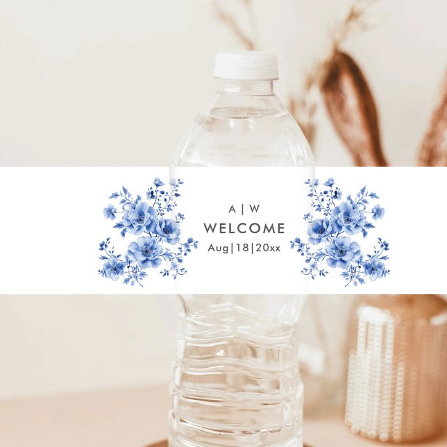 Chinoiserie Al Pentolino Wasserflaschenetikett (Von Creator hochgeladen)