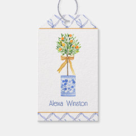 Chinoiserie Al Porto Gedeckter Wasserpark Californ Geschenkanhänger