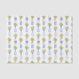 Chinoiserie Al Porto Gedeckter Wasserpark Californ Seidenpapier