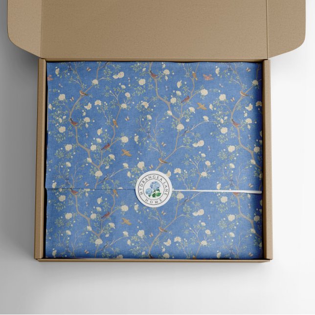 Chinoiserie Al Porto Seidenpapier (Camellia Garden Chinoiserie Tissue Paper breeze blue
)
