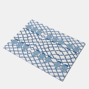 Chinoiserie Bamboo Ginger Jar Doormat Mat Rug Fußmatte