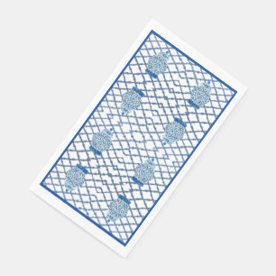 Chinoiserie Bamboo Ginger Jar  Serviette