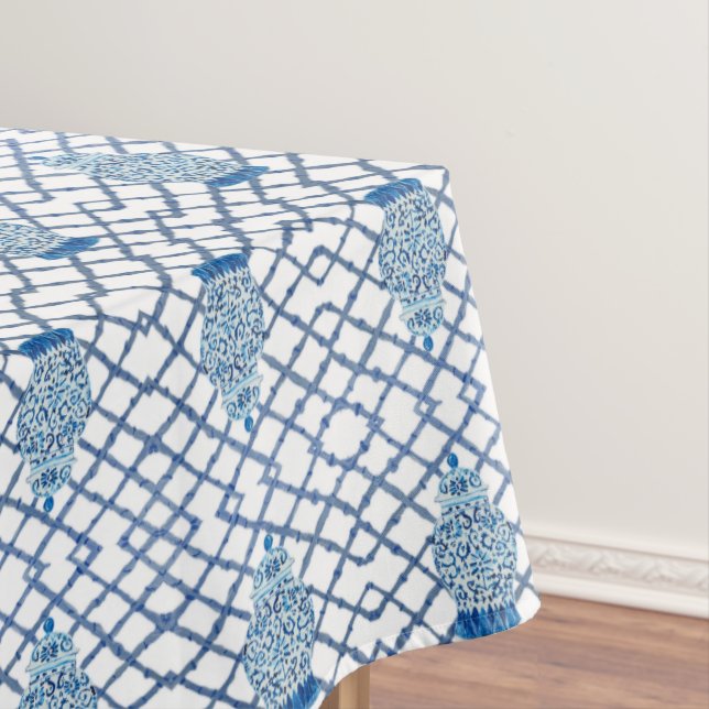 Chinoiserie Bamboo Ginger Jar  Tischdecke (Beispiel)