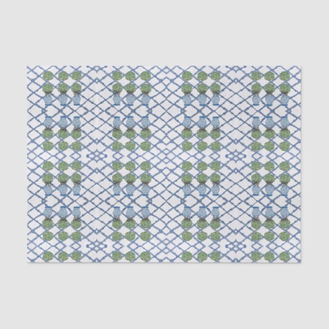 Chinoiserie Bamboo Topiaries Seidenpapier (Vorderseite)