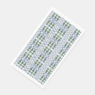 Chinoiserie Bamboo Topiaries  Serviette