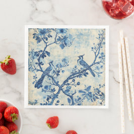Chinoiserie Bird Haven Napkins Serviette