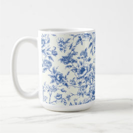 Chinoiserie Blaue Blumen-Tasse Kaffeetasse