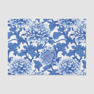 Chinoiserie Blauer Himmel Seidenpapier
