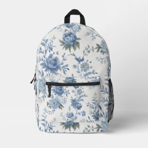 Chinoiserie Blue Toile Rucksack